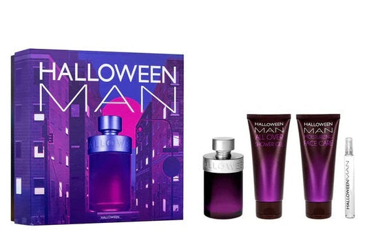 PERFUME HALLOWEEN MAN HOMBRE EDT 125 ML / 10 ML / SHOWER GEL 100 ML / BALSAMO 100 ML ESTUCHE